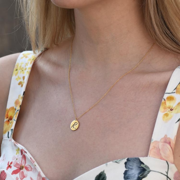 Diamantový náhrdelník s gravírom písmena 39614