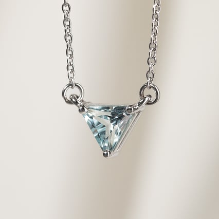 Minimalistický náhrdelník s akvamarínom Joella