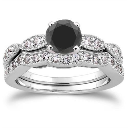 Set prsteňov s vévodícím čiernym spinelom