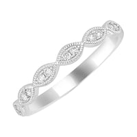 Strieborný nežný eternity prsteň s lab-grown diamantmi Jelani