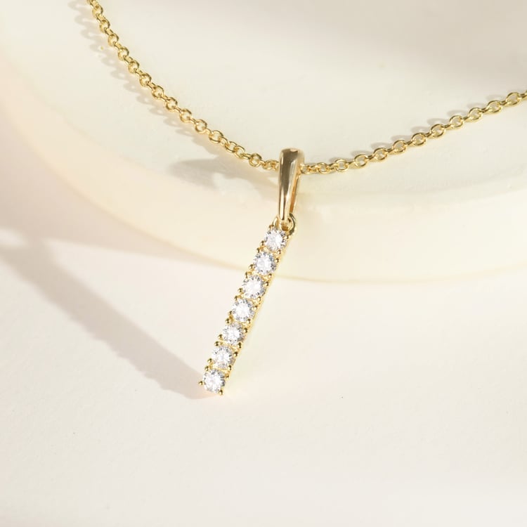 Zlatý prívesok s lab-grown diamantmi Merrilin 164936