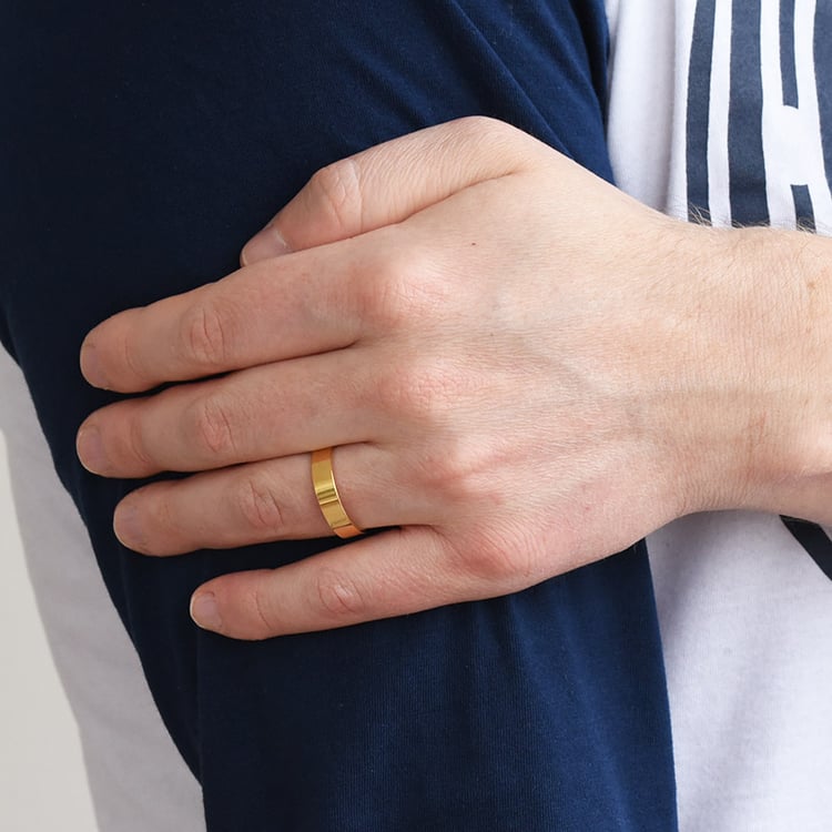 Pánský snubný prsteň 77090