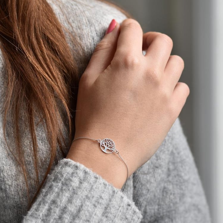 Zlatý náramok so stromom života Pixen 41192