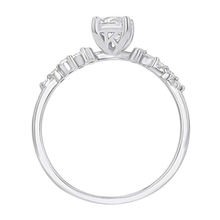 Zásnubný prsteň s výberom písmen a diamantmi Carina 166851
