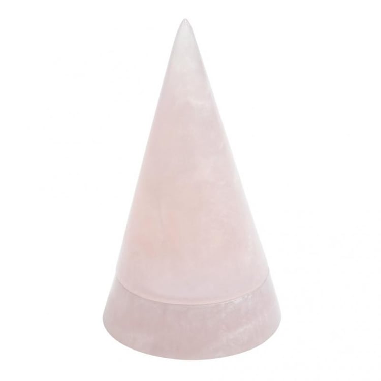 Stojanček na šperky v tvare kužeľa ružový quartz Denver 41000