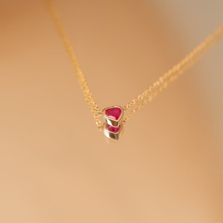 Rubínová kolekcia šperkov Roshni 101735