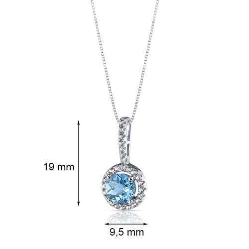 Prívesok z bieleho zlata 27882