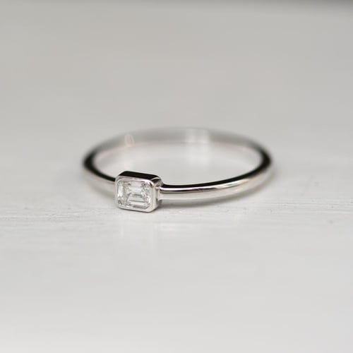 Zlatý zásnubný set s emerald diamantom Lilithena