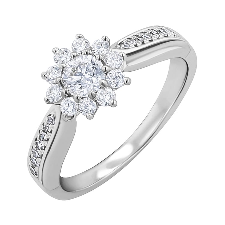 Zásnubný prsteň s 0.30 ct GIA Certifikovaným diamantom Pola 129089