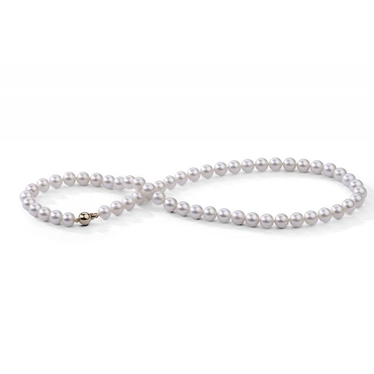 Zlatý náhrdelník s perlami Laniah