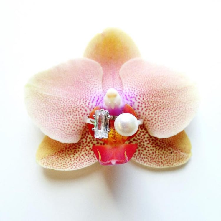 Prsteň s perlou 14560