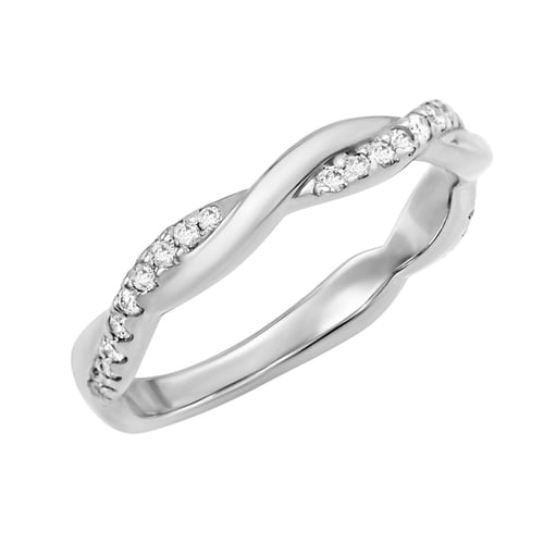 Dámsky eternity prsteň s diamantmi a pánsky komfortný prsteň Malea