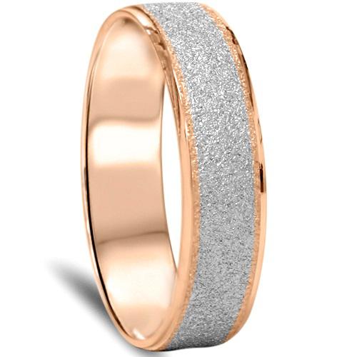 Pánska obrúčka z dvoch druhov zlata