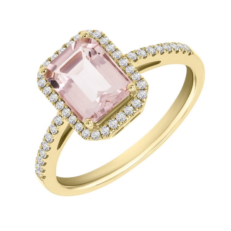 Prsteň s morganitom 31175