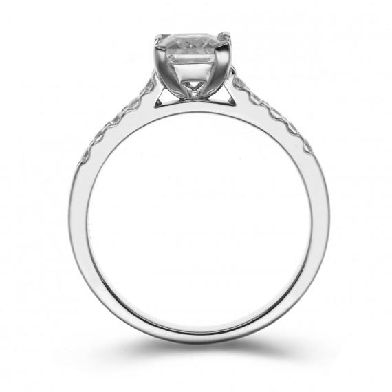 Zásnubný prsteň z platiny Zara 8651