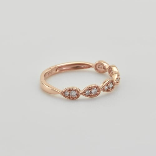 Strieborný eternity prsteň s lab-grown diamantmi Ebba