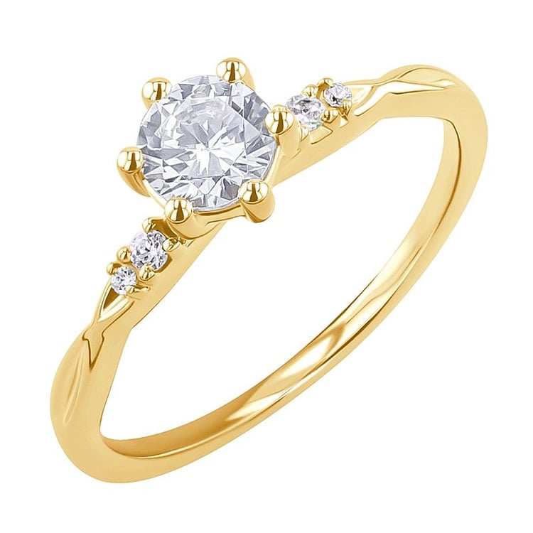 Zásnubný prsteň s 0.73ct IGI certifikovaným lab-grown diamantom Mileva