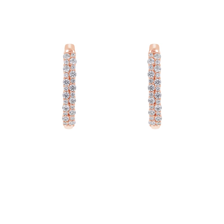 Kruhové náušnice s lab-grown diamantmi Barnett 111049