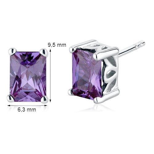 Alexandritové náušnice 21663