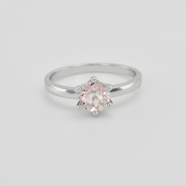 Zásnubný prsteň s morganitom 40150