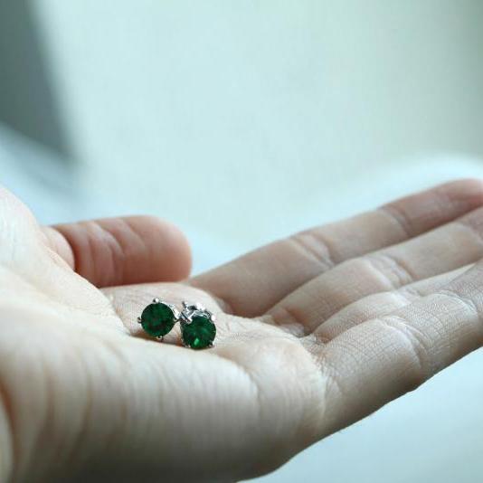 Smaragdové náušničky 13968