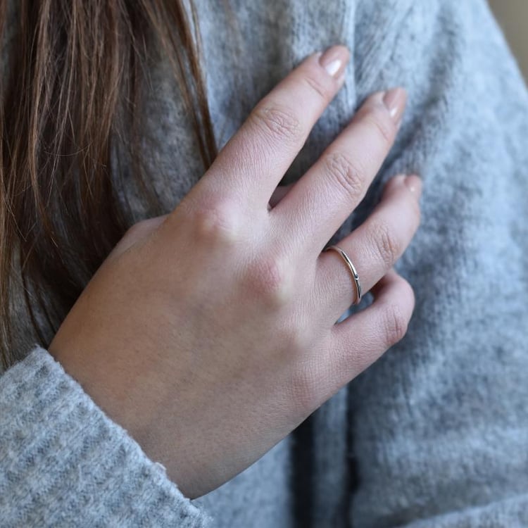 Svadobné platinové prstene 76951