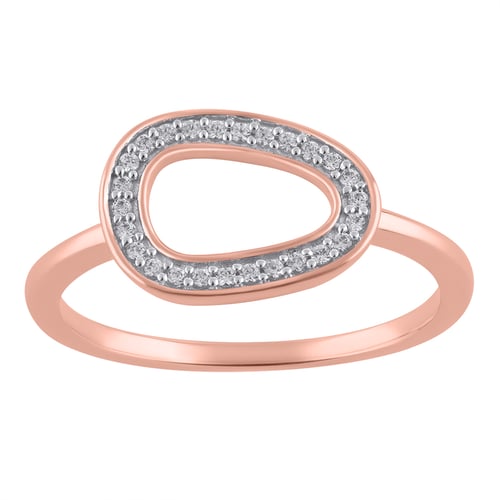 Zlatý prsteň s lab-grown diamantmi Terri