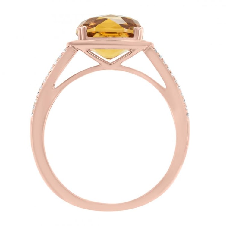 Prsteň s citrínom 27469