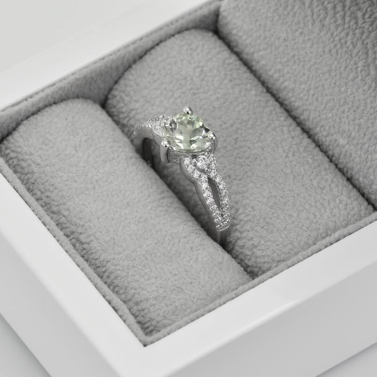 Prsteň s ametystom 40521