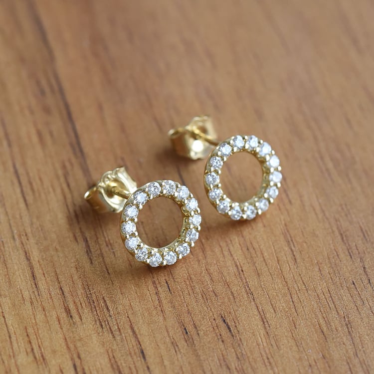 Diamantové karma náušnice Leonna 85930