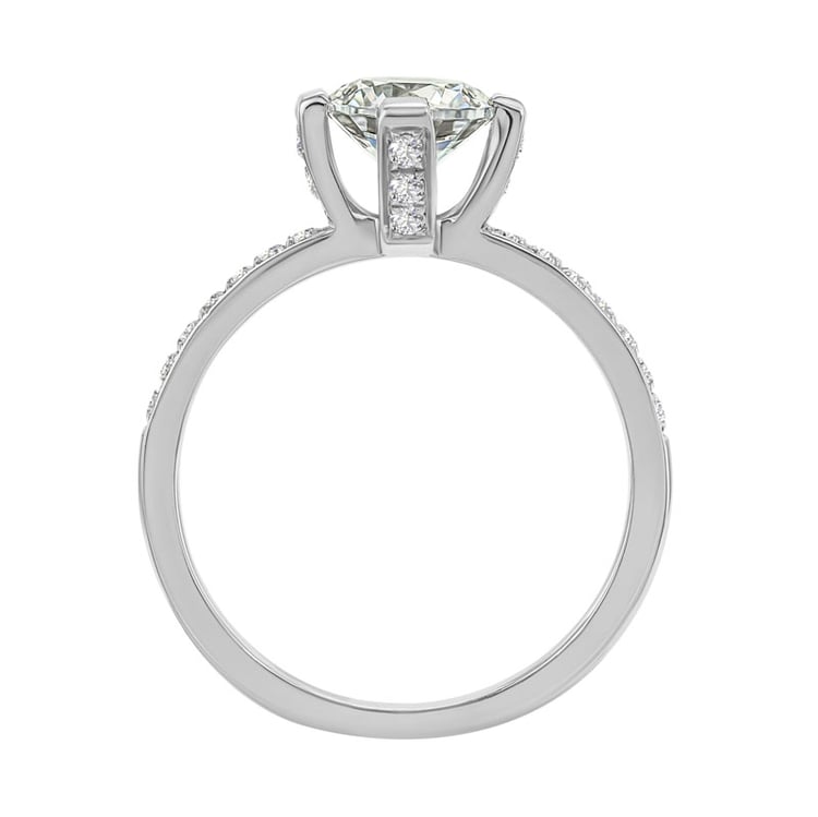 Diamantový prsteň z platiny Samela 10500