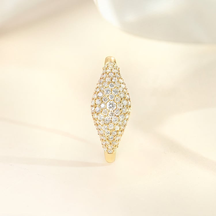 Zlatý prsteň s lab-grown diamantom Ciarra 163491