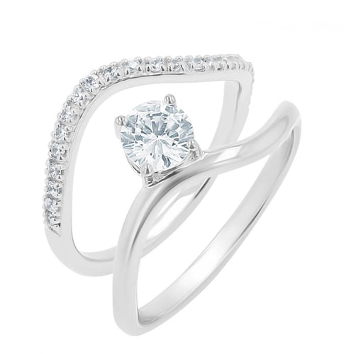 Romantický zásnubný set prsteňov s lab-grown diamantmi Kayla