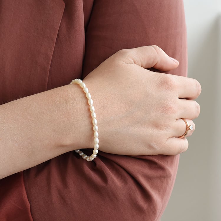 Elegantný perlový náramok 87929