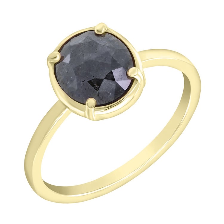 Prsteň z bieleho zlata s diamantom 34279