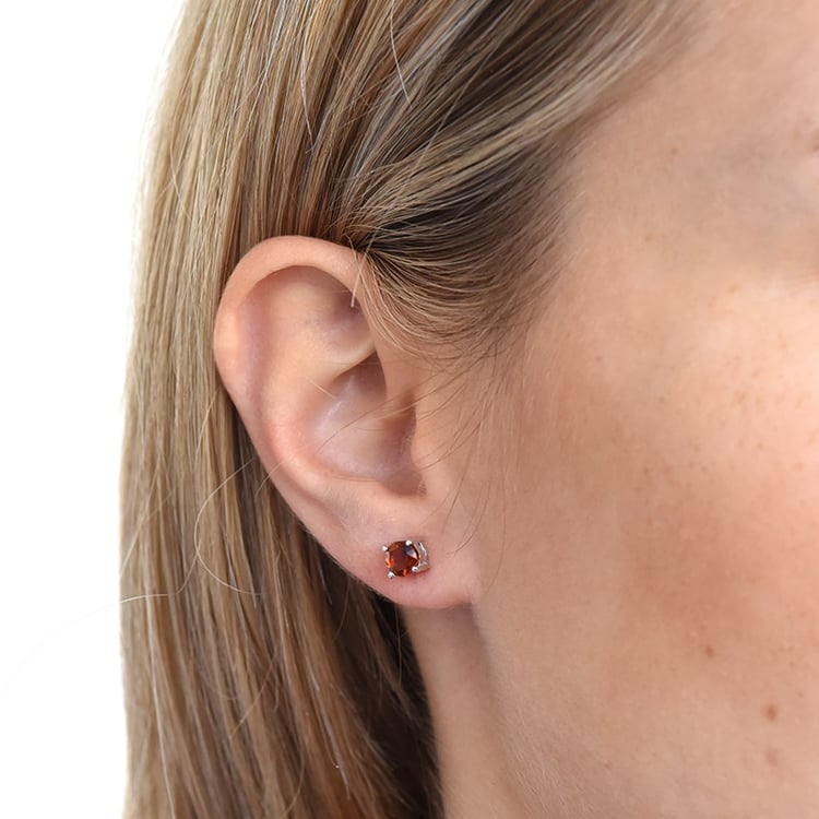 Strieborné náušnice s citrínmi 86158