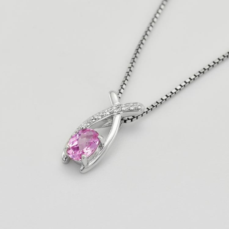 Zafírový náhrdelník zo striebra 41615