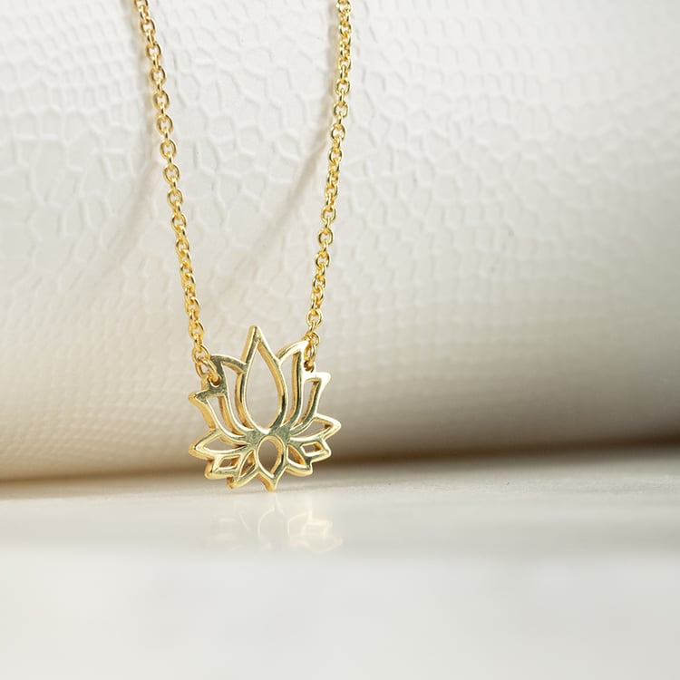 Joga náhrdelník Lotosový kvet 134011