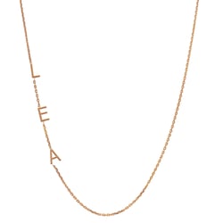 Náhrdelník s 3 písmenami vašej voľby Lupe