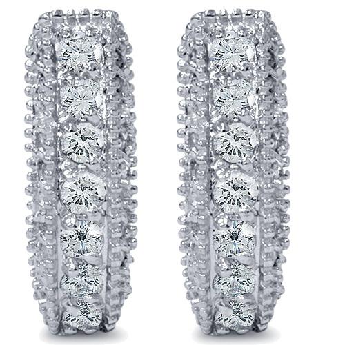 Diamantové zlaté náušnice 4816