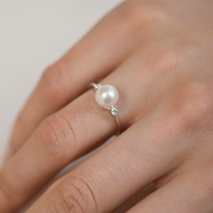 Perlový prsteň 106870