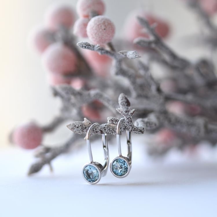 Topasové náušnice 52326