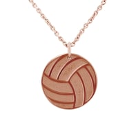 Strieborný prívesok lopta s gravírom vašej voľby Volleyball