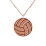 Strieborný prívesok lopta s gravírom vašej voľby Volleyball
