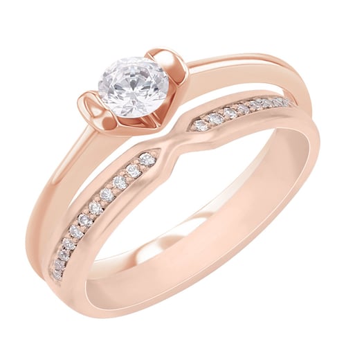 Set prsteňov s možnosťou výberu diamantu Celeste