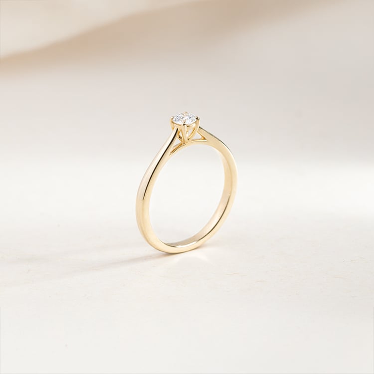 Prsteň s výberom karátovej váhy lab-grown diamantu Beau 146595