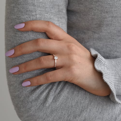 Zásnubný prsteň s lab-grown diamantmi Fuena