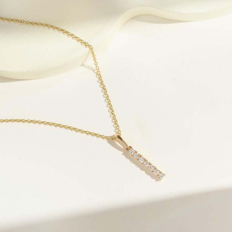 Zlatý prívesok s lab-grown diamantmi Merrilin 164939