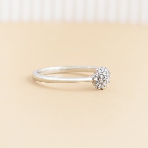 Elegantný prsteň s diamantmi Freja