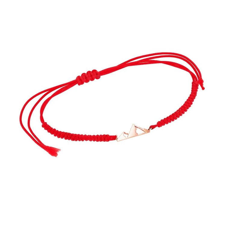 Povrázkový náramok s motívom hôr Montagne 108404